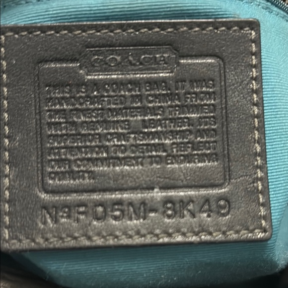 Coach Black Tote / HandBag - Picture 4 of 5